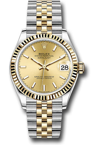 Rolex Datejust 31 Champagne Index Dial on Jubilee D Link Ref. 278273 Card 2026