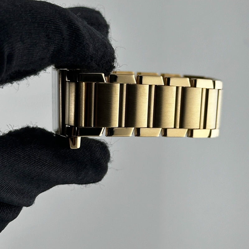 Cartier Tank Francaise Silver Roman Dial Ref 1840 with Papers