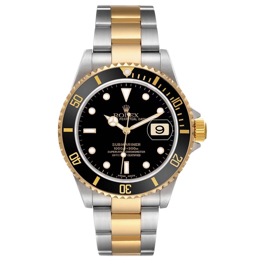 Rolex Submariner Black Dial on Oyster Bracelet Ref. 16613 T 2005