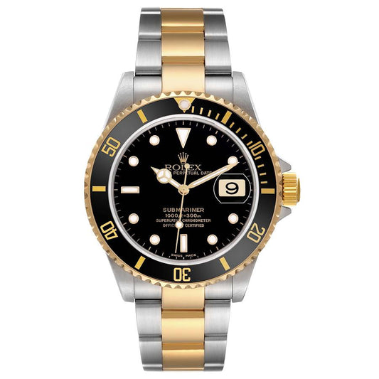 Rolex Submariner Black Dial on Oyster Bracelet Ref. 16613 T 2005
