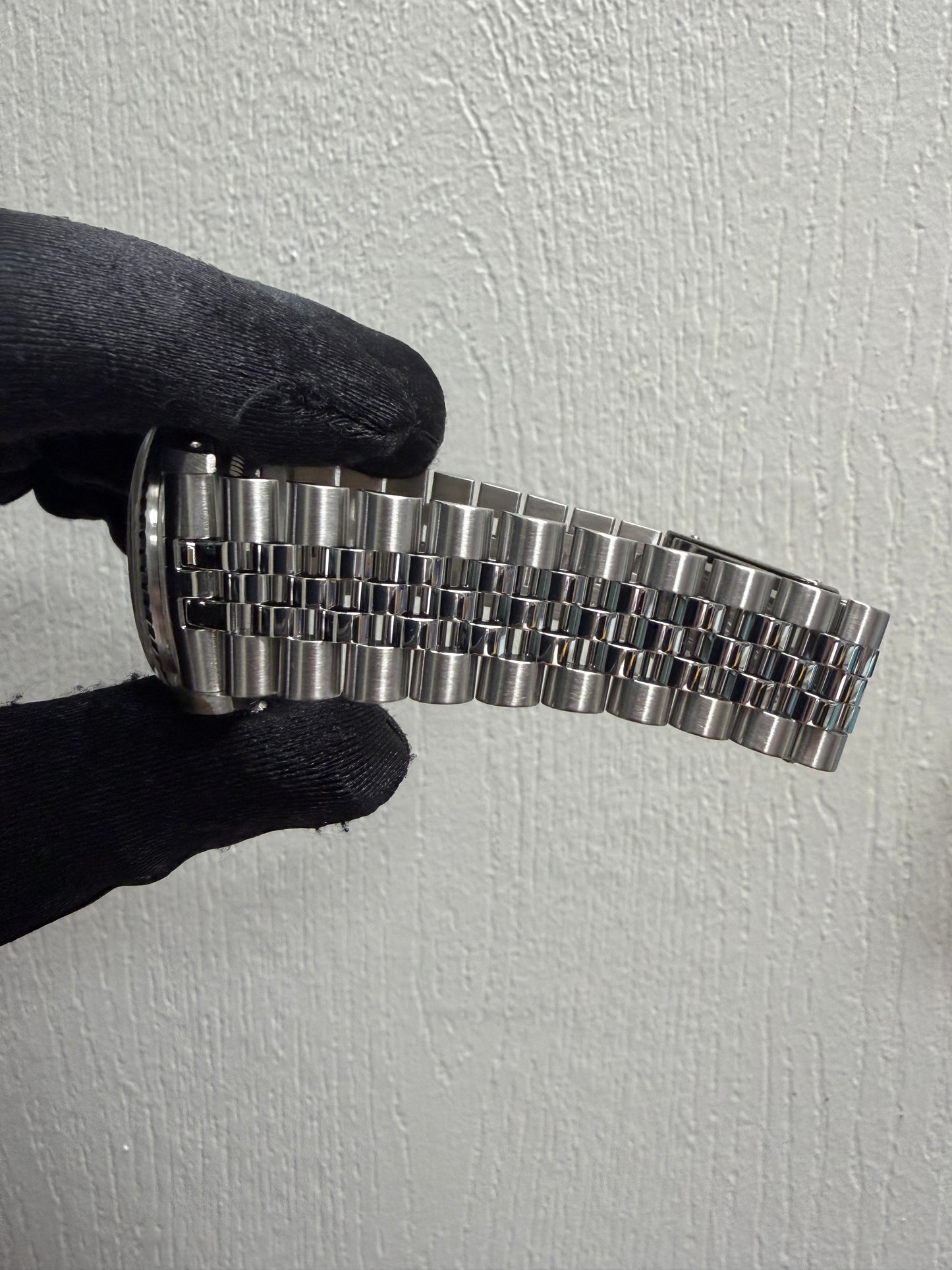 Rolex Datejust Silver Stick Dial on Jubilee Ref. 16220 1988 — view 4