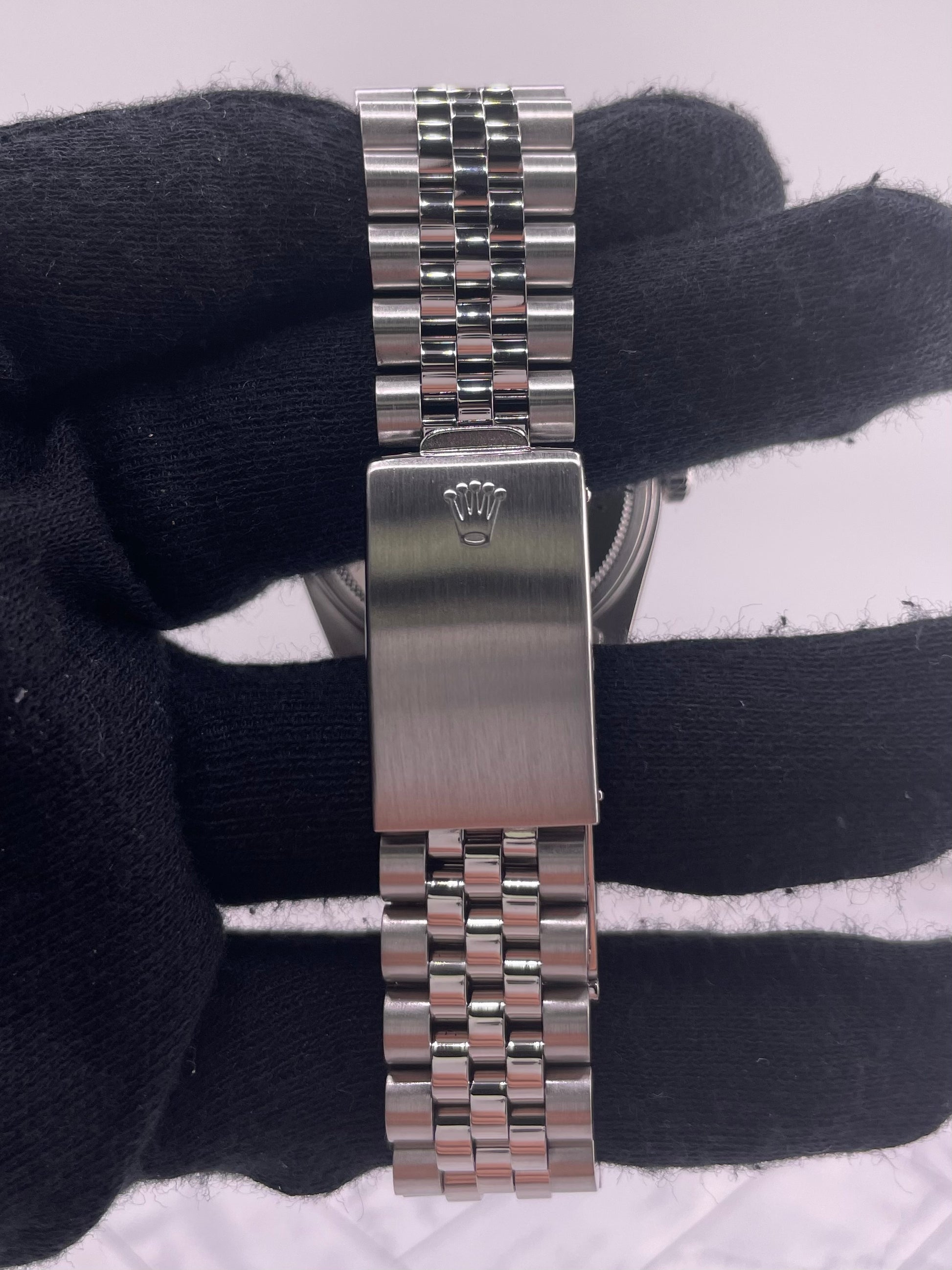 Rolex Datejust Silver Stick Dial on Jubilee Ref. 16030 1981 — view 4
