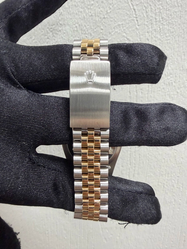 Rolex Datejust Champagne Diamond Dial on Jubilee Ref 16233 with Papers 1996
