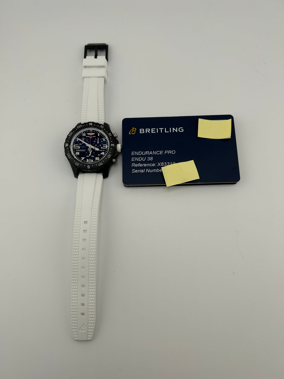Breitling Endurance Pro Black Dial on Rubber Strap Ref. X83310A71B1S1 Complete 2026 — view 7