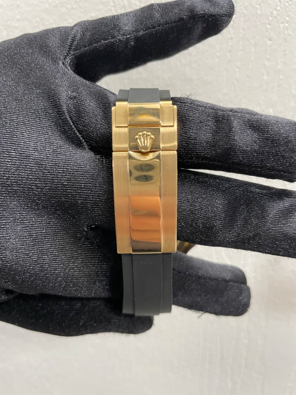 Rolex Yacht-Master Black Dial on Oysterflex Ref 226658 with New Style Card Green 2023