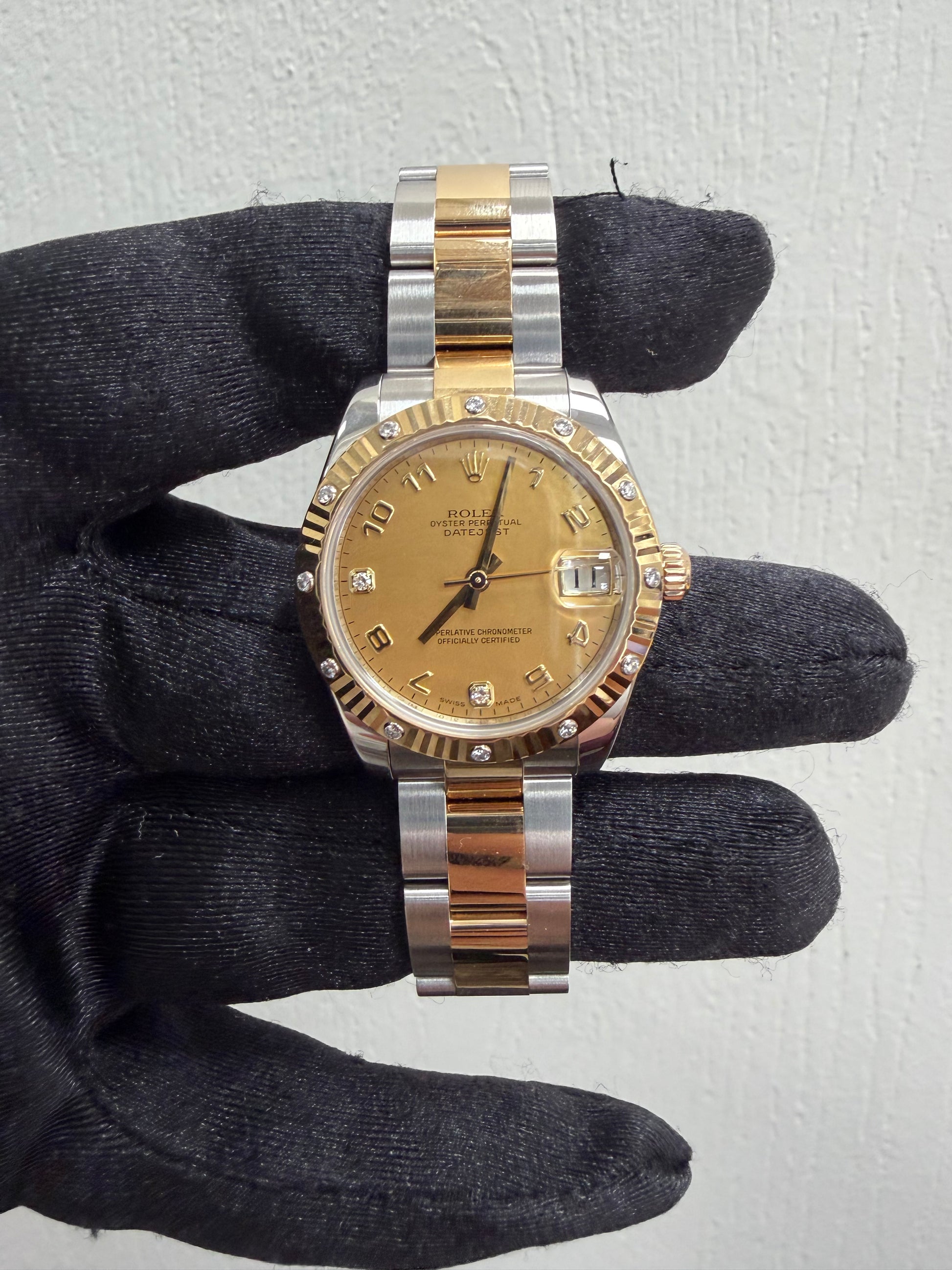 Rolex Datejust Gold Mop Dial on Oyster Ref. 178313 2006 — view 2