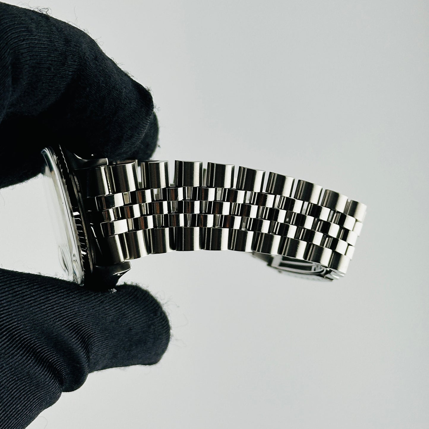 Rolex Datejust Silver Stick Dial on D Link Jubilee Ref. 16014 1983 — view 5