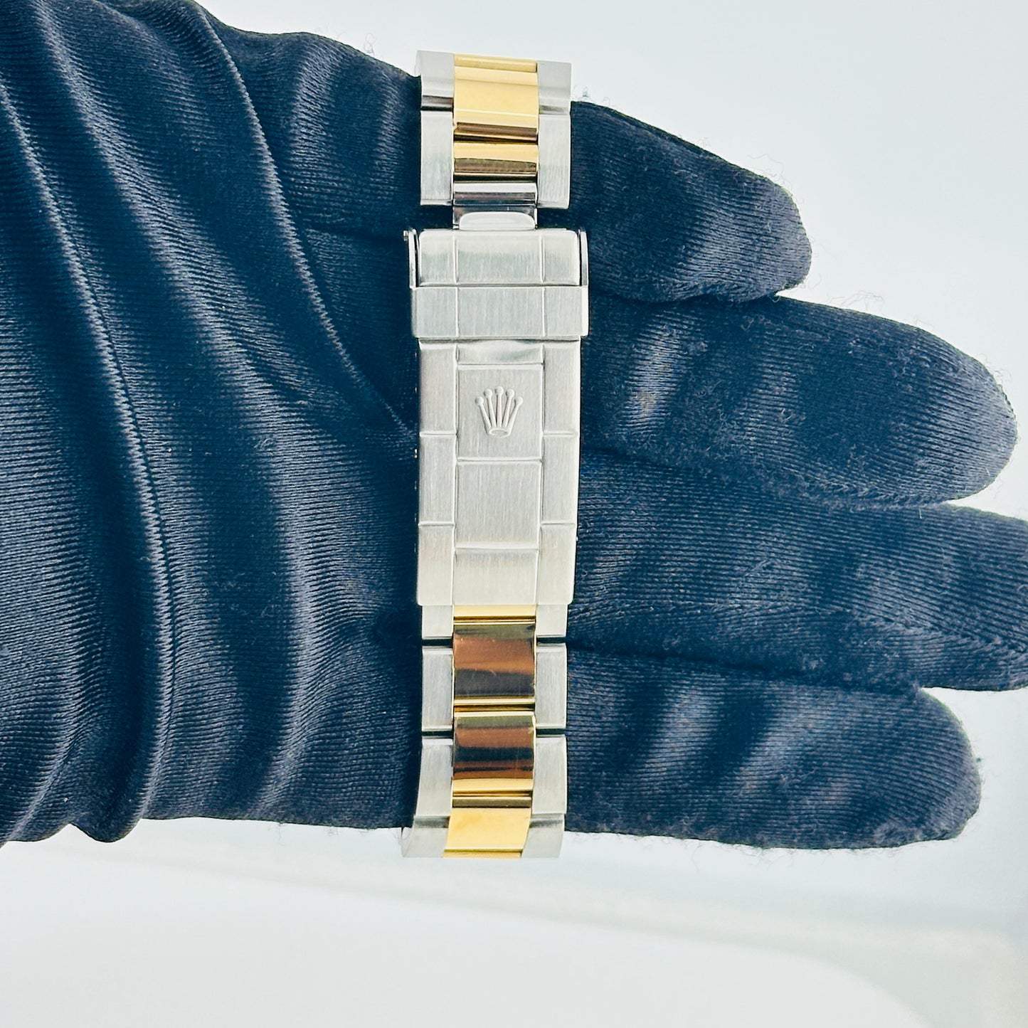 Rolex Submariner Blue Dial on Oyster Bracelet Ref. 16613 Papers Open Date — view 4