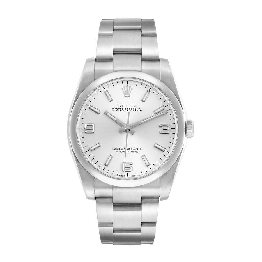 Rolex Oyster Perpetual Silver Dial on Oyster Ref. 116000 Card 2013