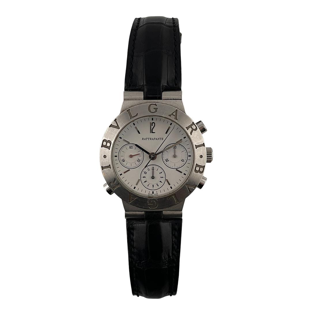 Bvlgari Rattrapante Factory Dial on Leather Ref. CH40PL