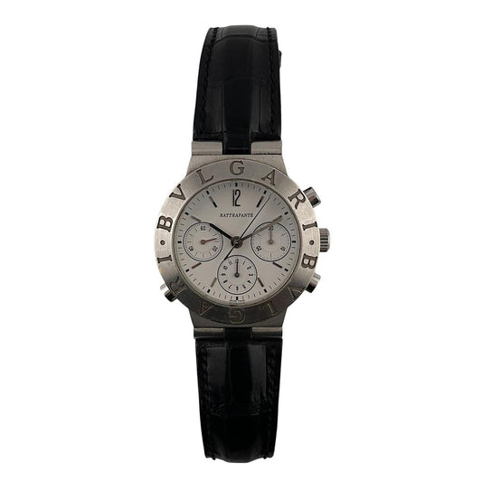Bvlgari Rattrapante Factory Dial on Leather Ref. CH40PL