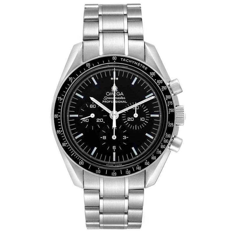 Omega Speed Master Black Index Dial on Stainless Steel Bracelet Ref 3570.50.00 with Card 1994