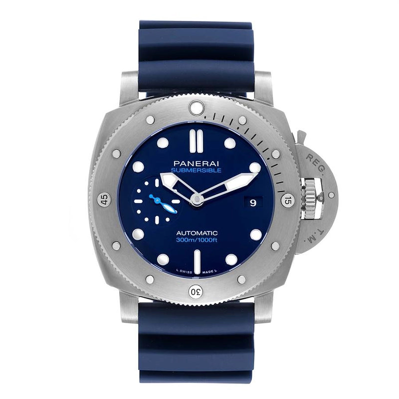 Panerai Submersible BMG-TECH B&P Blue Dial on Rubber Ref PAM00692 with Card 2021