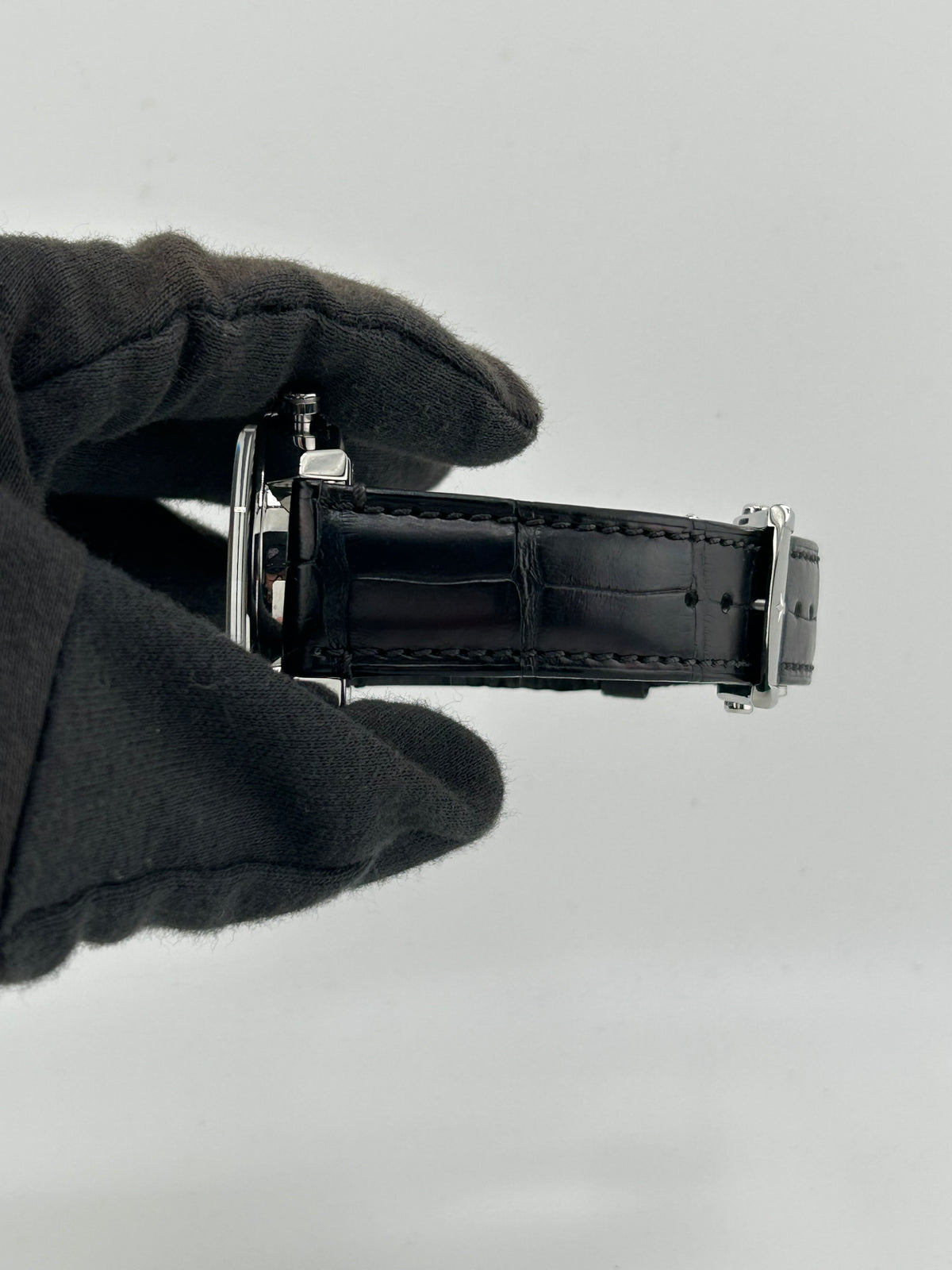 Zenith El Primero Chronomaster Black Dial on Black Leather Band Ref. 03.2080.4061/21.C496 Manuals Only and Box — view 5