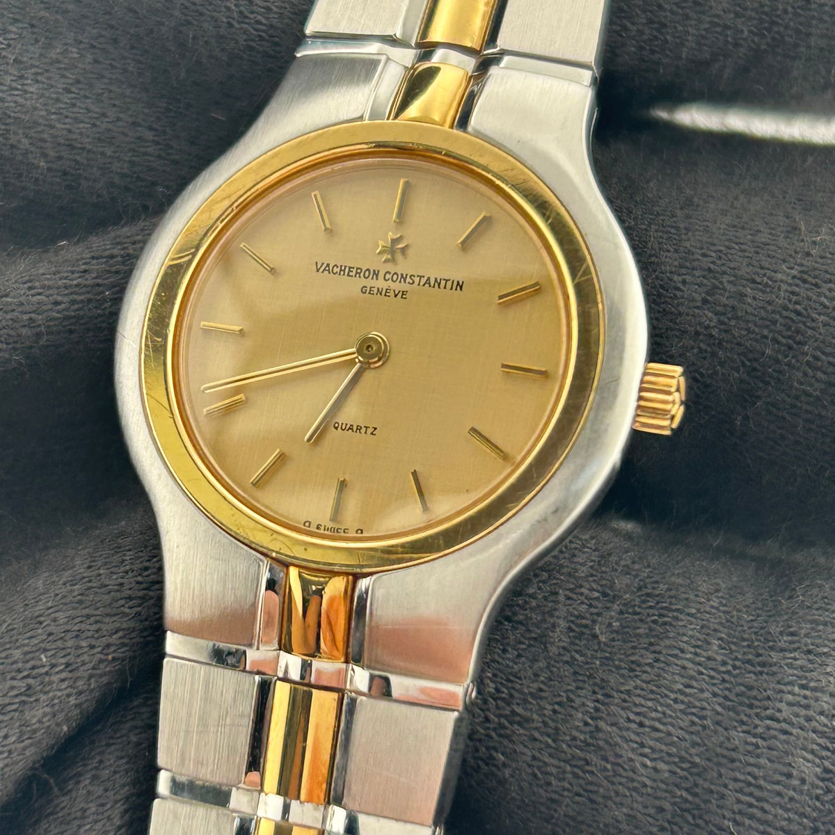 Vacheron Constantin Phidias Gold Dial on 2 Tone Ref. 61010/967.11 Papers 1991 — view 2
