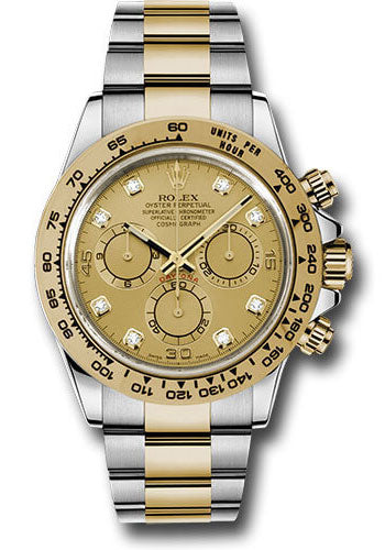 Rolex Daytona Champagne Diamond Dial on Oyster Ref. 116503 Card 2021