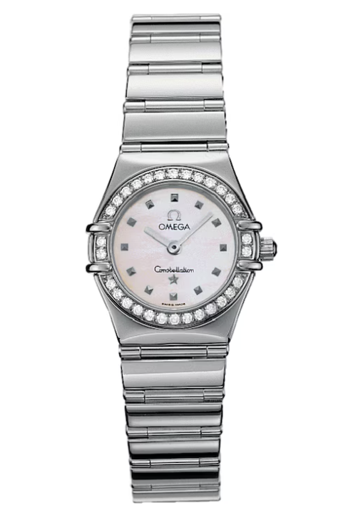 Omega Constellation White Mop Dial on Stainless Steel Bracelet Ref. 1465.71.00 Complete 2012