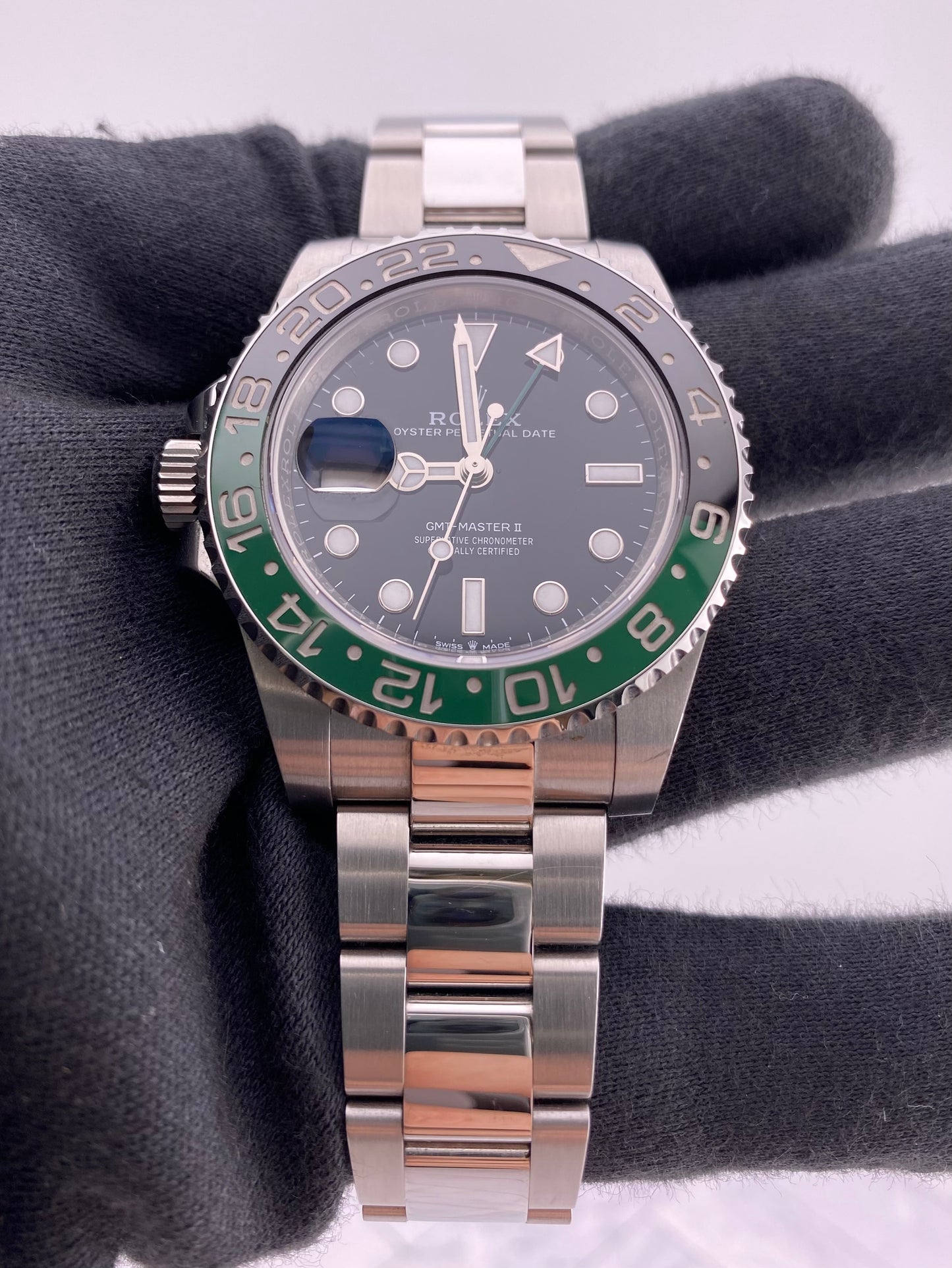 Rolex GMT-Master II "Sprite" Black Dial on Oyster Ref. 126720VTNR Card 2025 — view 3