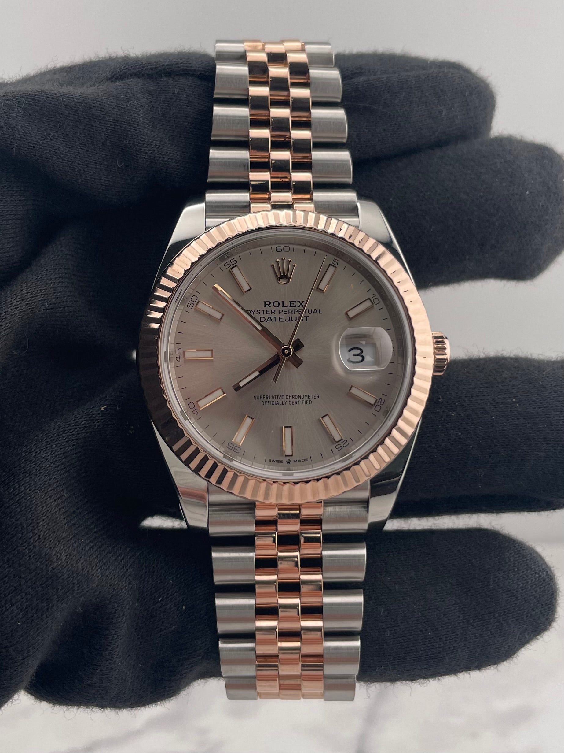 Rolex Datejust 41 Sundust Index Dial on Jubilee Ref. 126331 Card 2023 — view 2