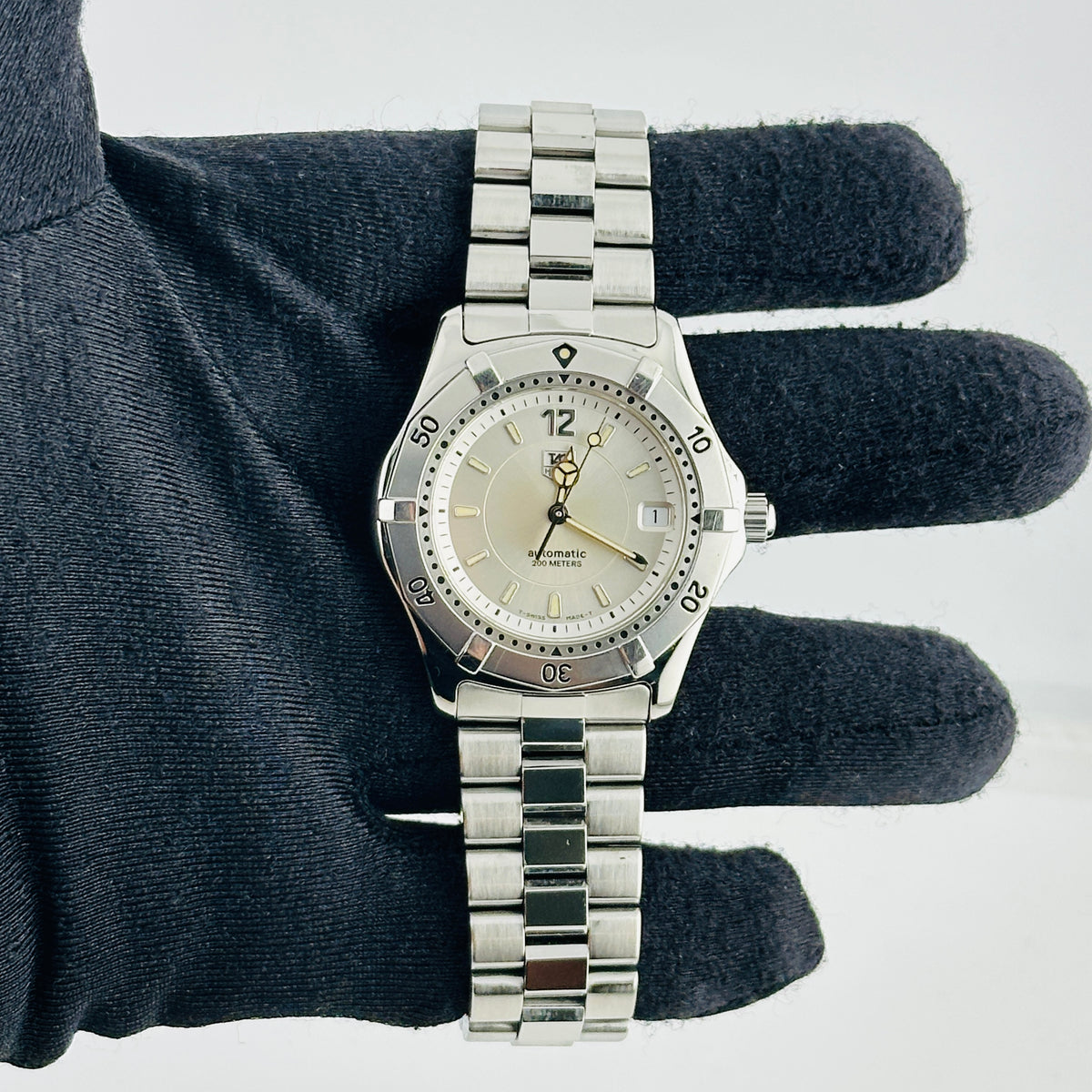 Tag Heuer Aquaracer Silver Dial on Stainless Steel Bracelet Ref. WK2116.BA0311 Card 1998 — view 3