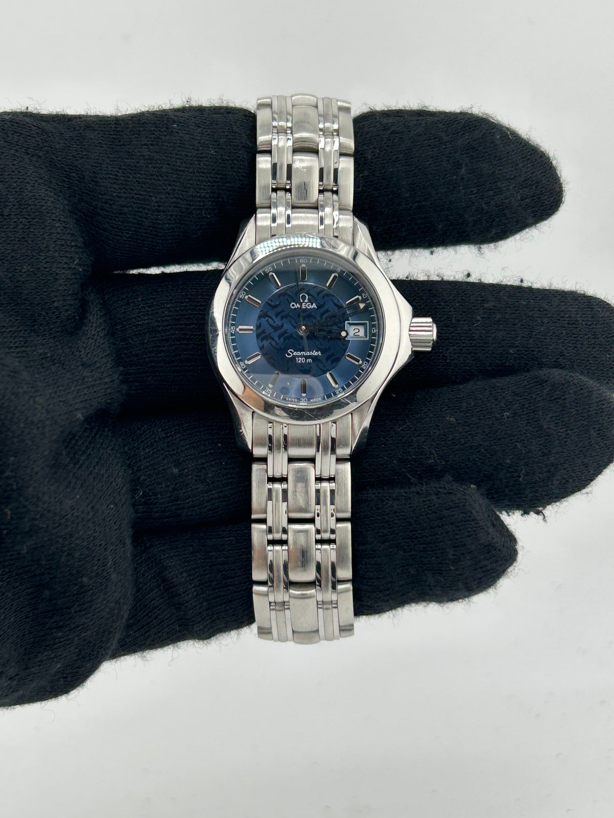Omega Seamaster 120m Blue Dial Ref. 2586.80 Complete 2000