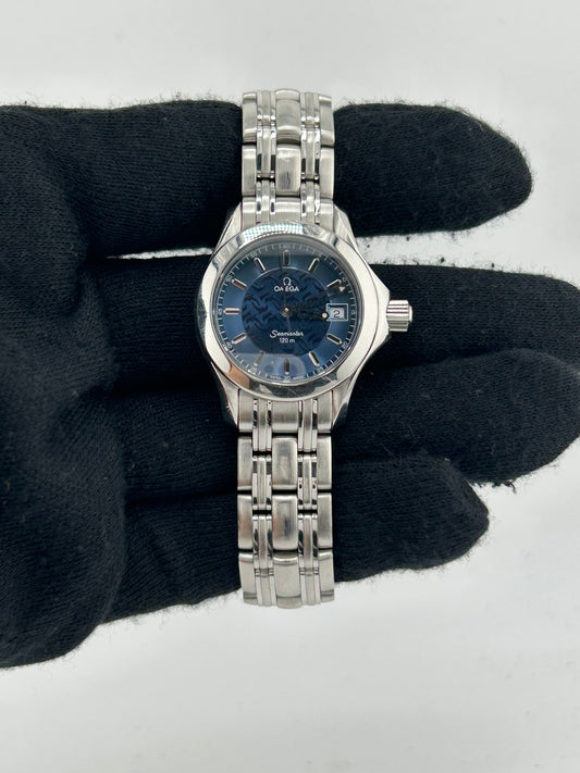 Omega Seamaster 120m Blue Dial Ref. 2586.80 Complete 2000