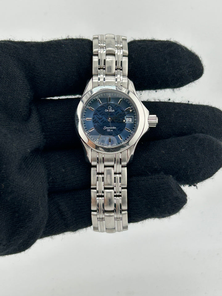 Omega Seamaster 120m Blue Dial Ref. 2586.80 Complete 2000