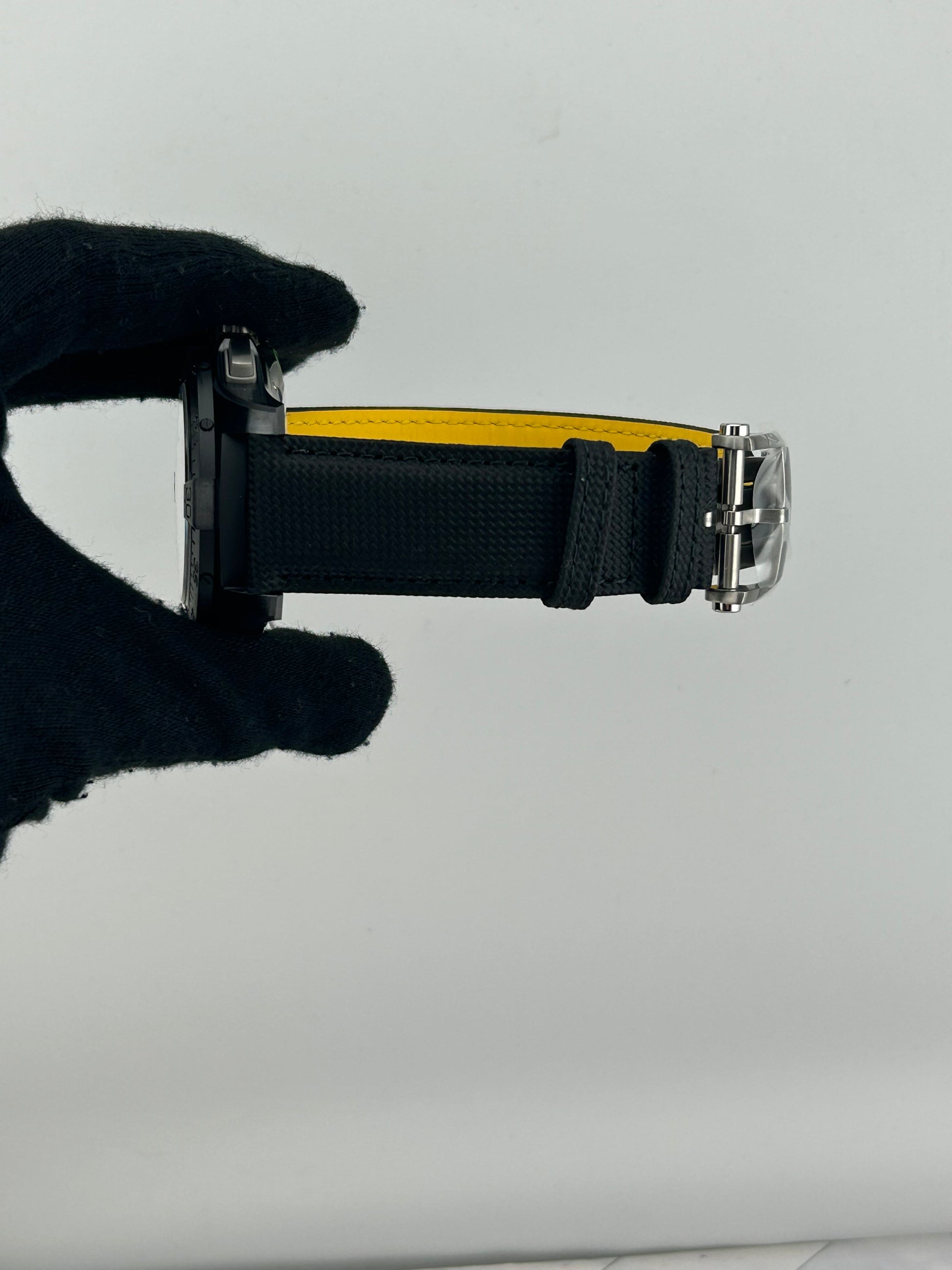 Breitling Avenger B01 Chronograph Yellow / Arabic Numerals Dial on Leather Strap Ref. SB0147101I1X2 Card 2026 — view 7