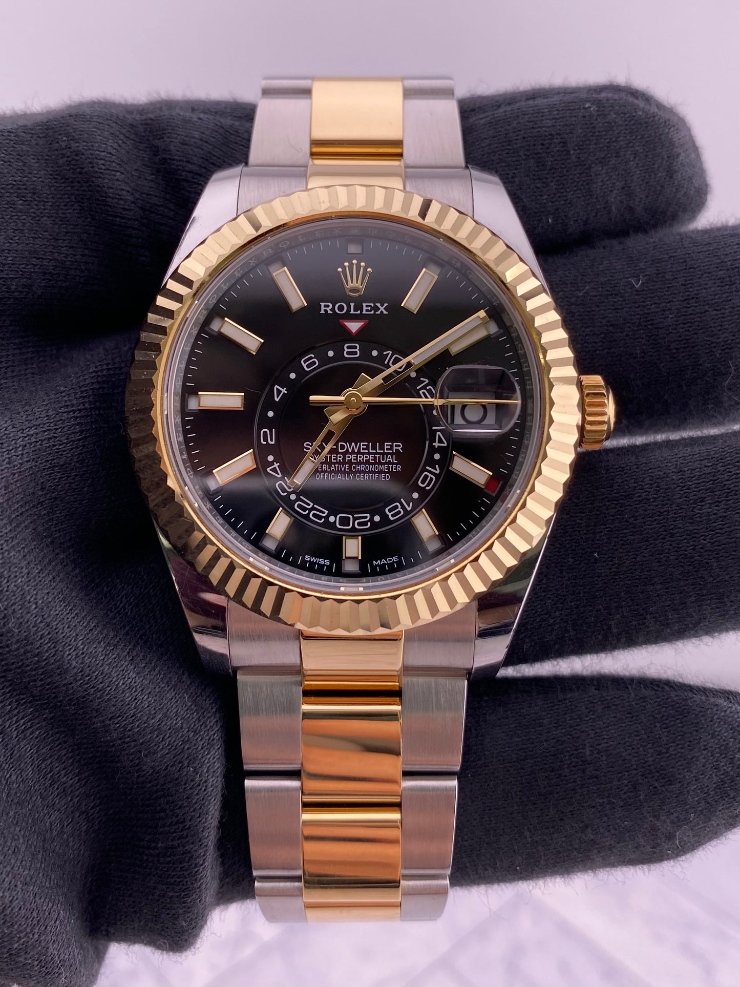 Rolex SkyDweller Black Dial on Oyster Ref. 326933 Card 2023 — view 2