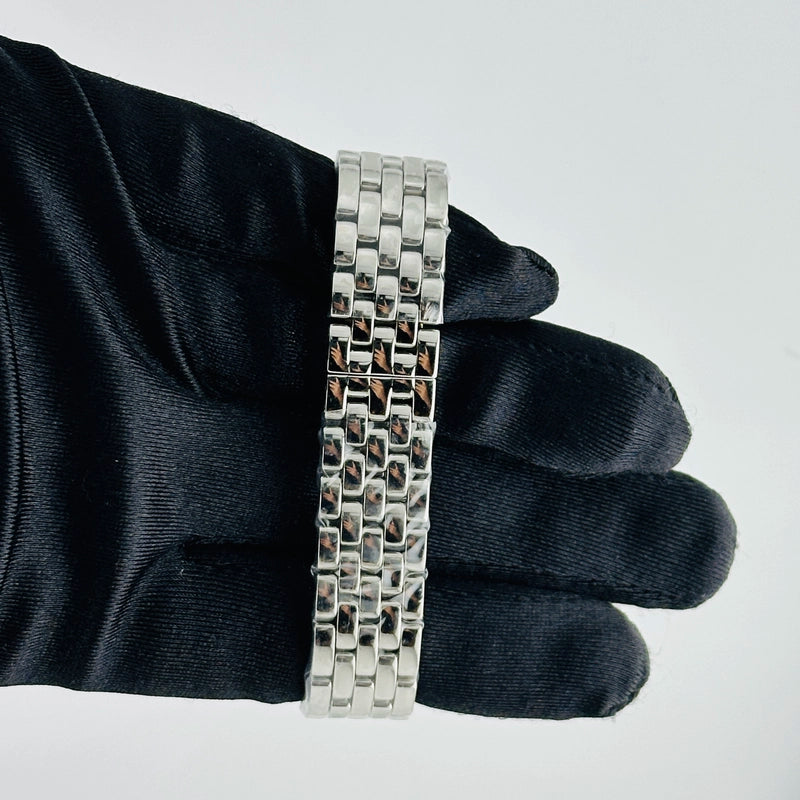 Cartier Panthere Midsize Silver Roman Dial on 5 Row Links Ref 4016/W4PN0008 with Card 2025