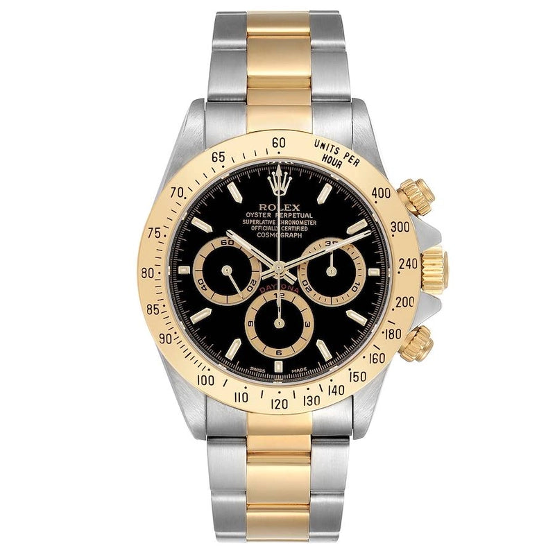 Rolex Daytona Black Dial on Oyster Ref 16523 with Papers 1999