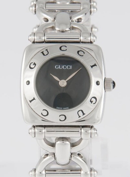 Gucci Gucci Black Dial Ref 6400L with Card 1996