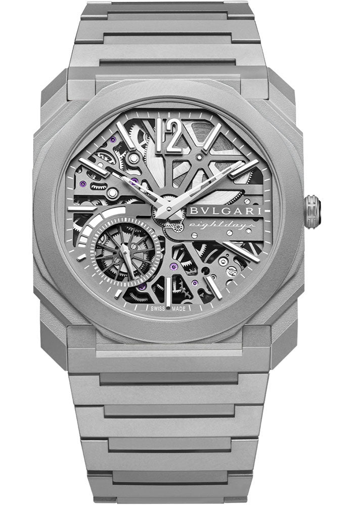 Bvlgari Octo Finissimo Openwork Dial on Bracelet Ref. 103610 Card 2025