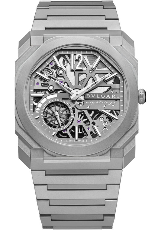 Bvlgari Octo Finissimo Openwork Dial on Bracelet Ref. 103610 Card 2025