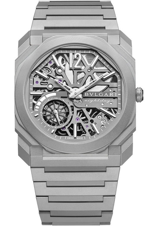 Bvlgari Octo Finissimo Openwork Dial on Bracelet Ref 103610 with Card 2025