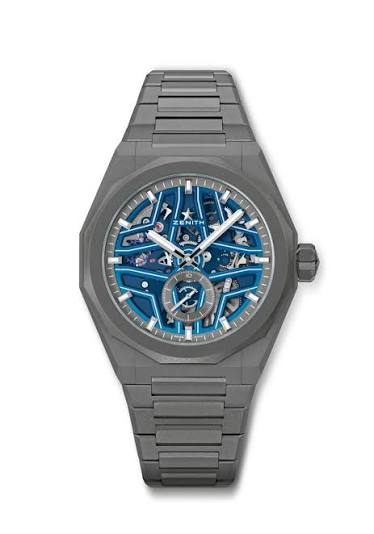 Zenith Defy Skyline Skeleton Blue Skeleton Dial on Titanium Bracelet Ref. 97.9300.3620/79.I001 Complete 2023
