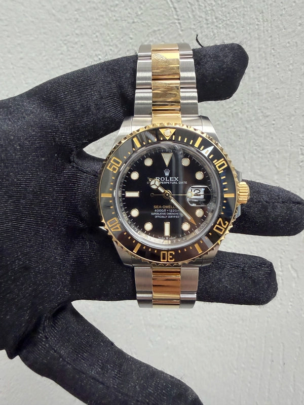 Rolex Sea-Dweller 43 Black Dial on Oyster Ref 126603 with New Style Card White 2019