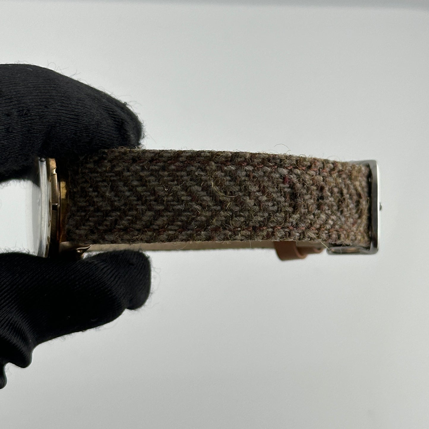 Rolex Oyster Perpetual Champagne Stick Dial on Am Fabric Ref. 6549 1956 — view 3