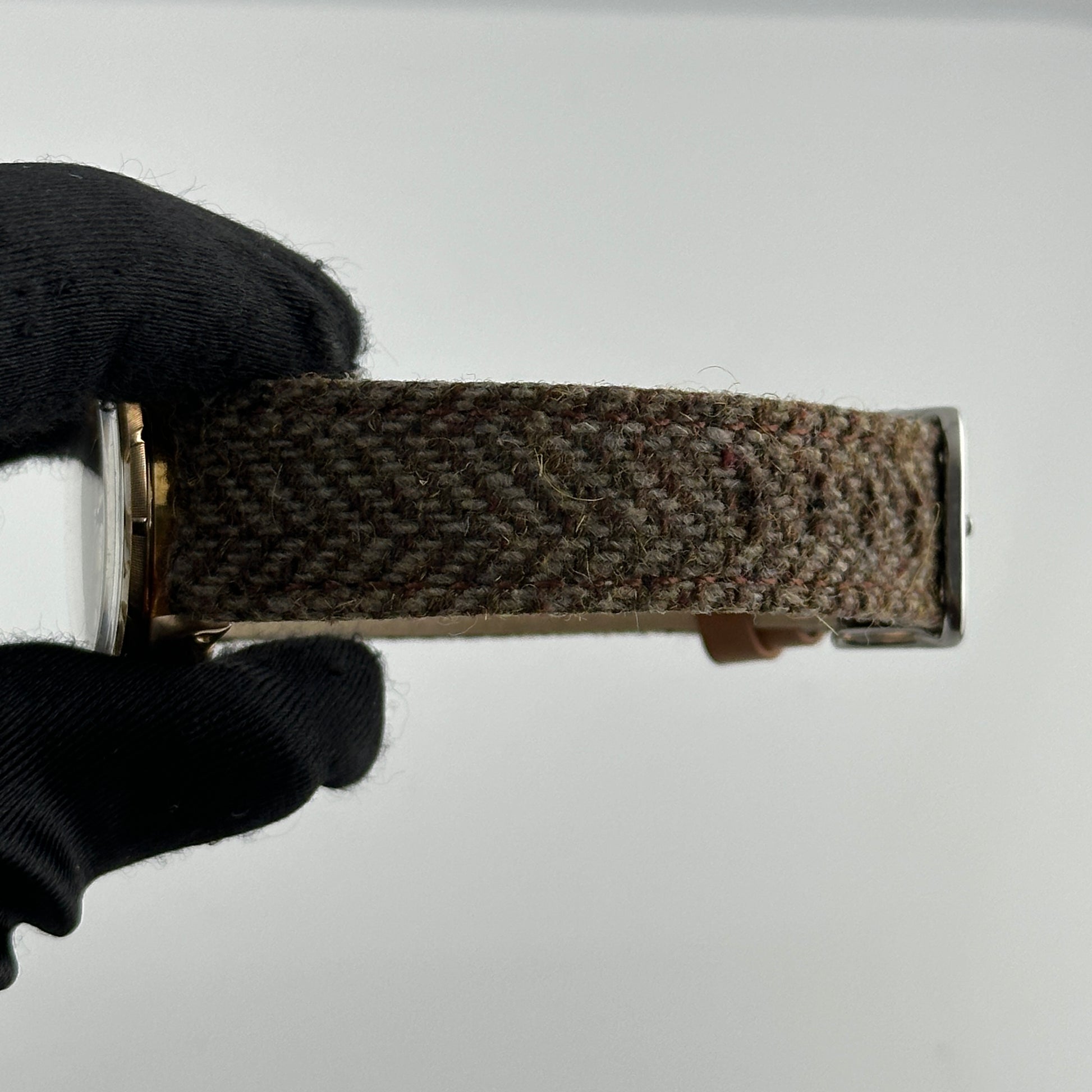 Rolex Oyster Perpetual Champagne Stick Dial on Am Fabric Ref. 6549 1956 — view 3