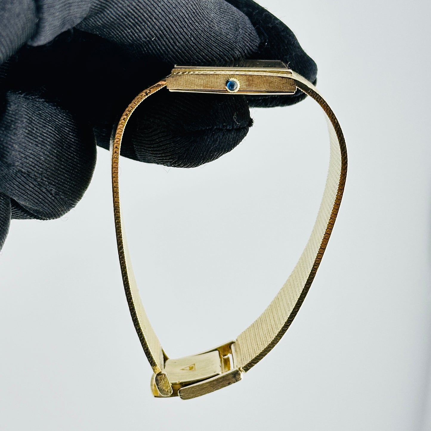 Omega Vintage Cocktail Gold Linen Stick Dial on Mesh Ref. 19130063913006 — view 5