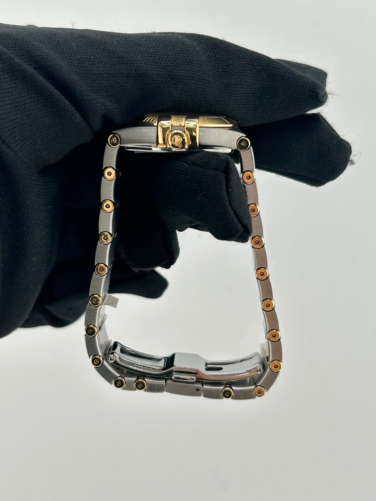 Omega Constellation Gold Dial on Yellow Gold And Stainless Steel Bracelet Ref. 123.20.27.60.08.001 — view 6