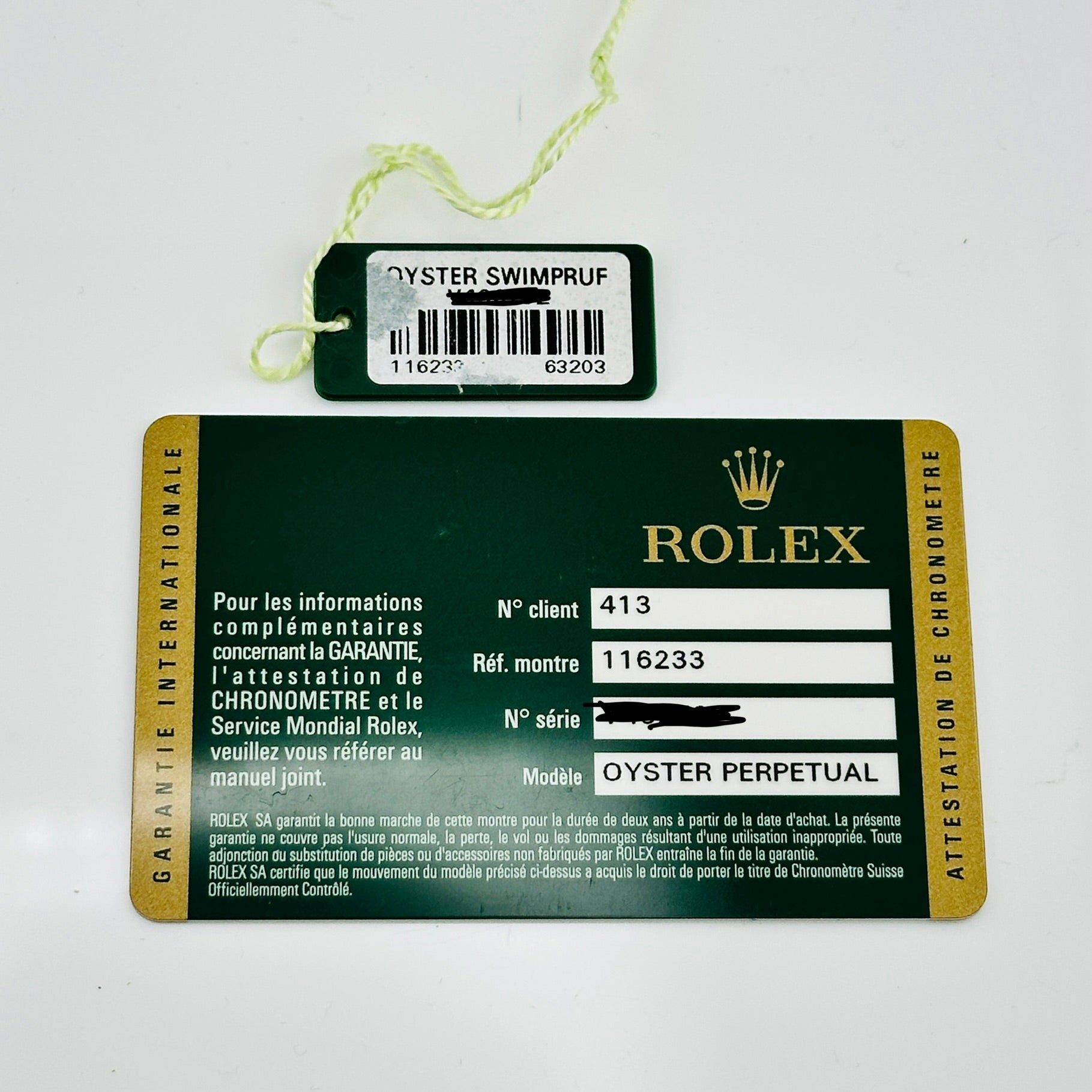 Rolex Datejust Champagne Diamond Factory Dial on D Link Jubilee Ref. 116233 Card 2009 — view 7