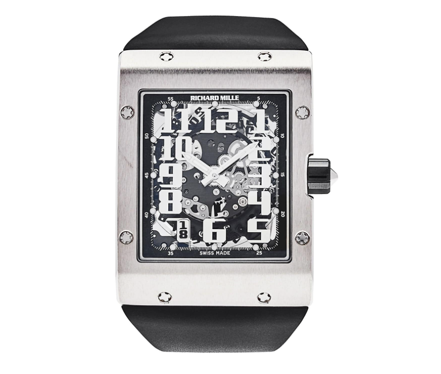 Richard Mille Extra Flat Openwork Dial on Rubber Band Ref. RM016/MON-00445 Papers 2021