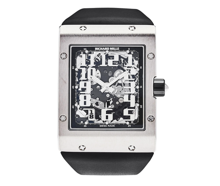 Richard Mille Extra Flat Openwork Dial on Rubber Band Ref. RM016/MON-00445 Papers 2021