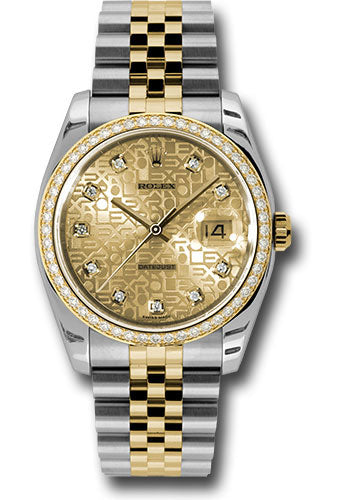 Rolex Datejust 36 Champagne Jubilee Diamond Dial on Jubilee Ref. 116243 2010
