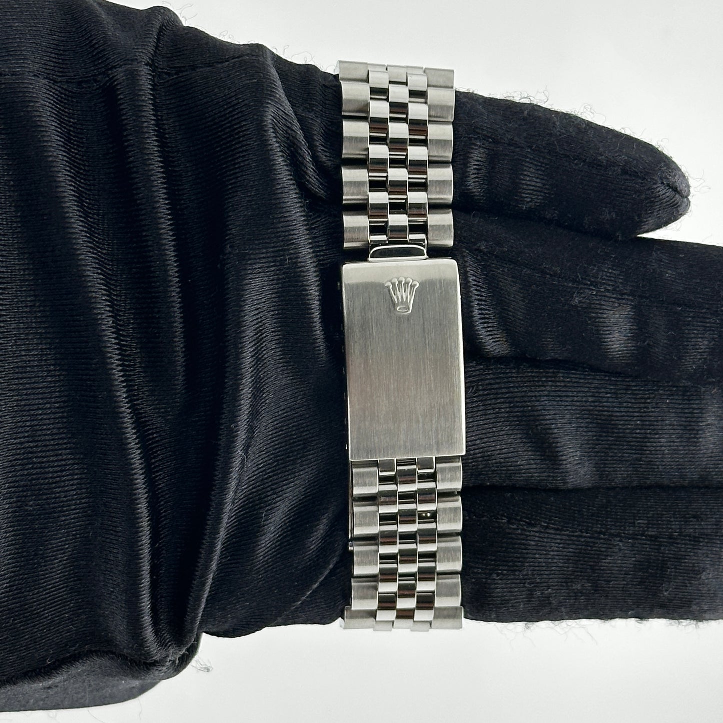 Rolex Datejust Silver Stick Dial on D Link Jubilee Bracelet Ref. 1603 1962 — view 3