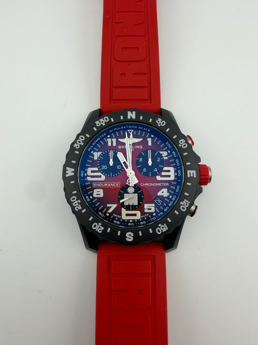 Breitling Endurance Pro Red Dial on Rubber Strap Ref. X823109A1K1S1 Card 2026 — view 2