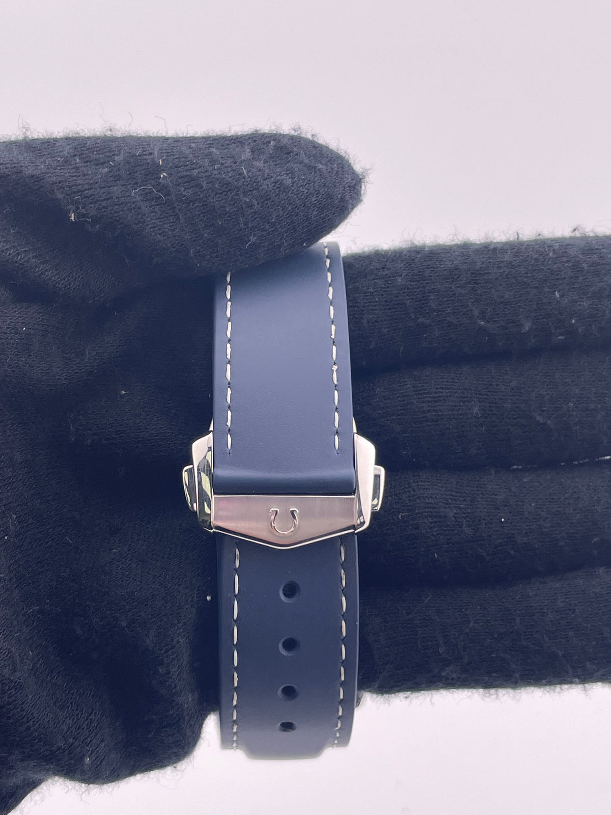 Omega Seamaster Planet Ocean 600M Blue Dial on Blue Rubber Strap Ref. 232.32.44.22.03.001 Card 2019 — view 4