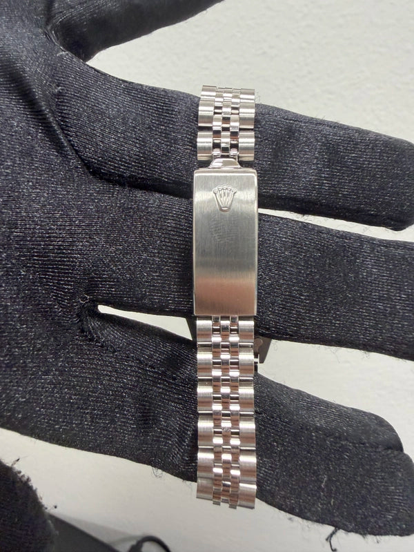 Rolex Datejust White Roman Dial on Jubilee Ref 69174 with Papers 1999