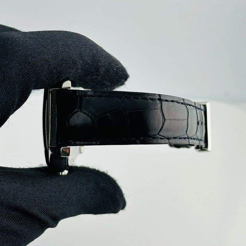 Chopard Prince Silver Dial on Leather Ref 16/2235